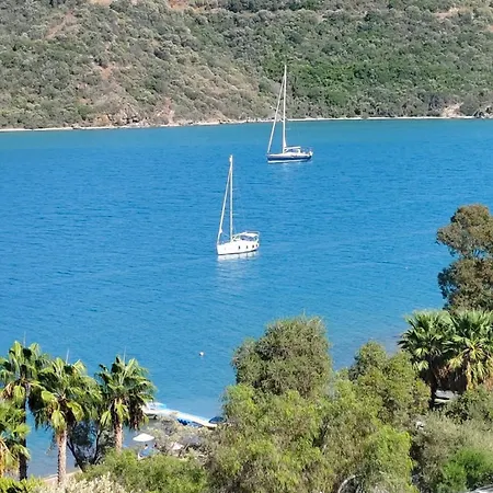 度假居 Bodrum Bosphorus Beachfront For 9 People 博阿齐奇